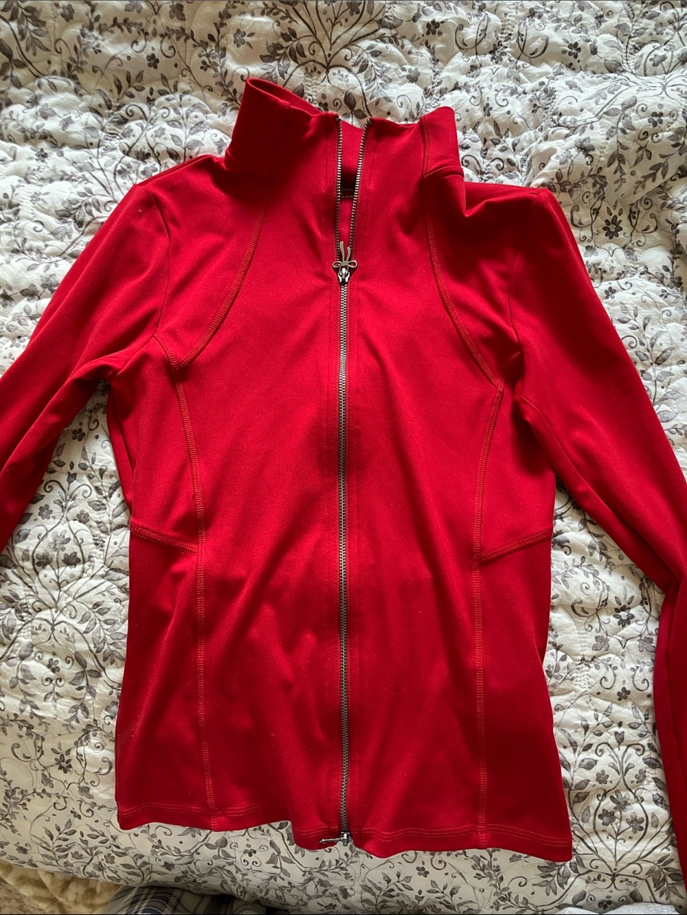 Hollister Gilly Hicks Bright Red Recharge Zip-Up Jacket